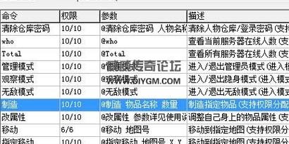 蜀门私服GM命令全面解析与使用指南