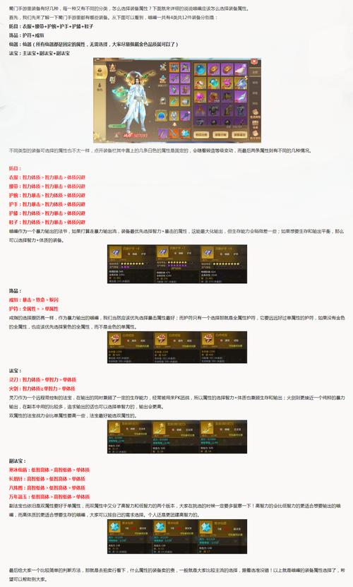 蜀门SF装备强化属性变化解析